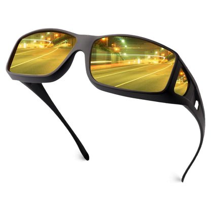 Polarized Night-Vision Driving Glasses | Anti-Glare for Night