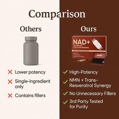 Advanced NAD+ Booster – 10 Liquid Vials (1200mg)